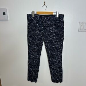 Banana Republic Blue and navy Textured Cropped Pants❤️6